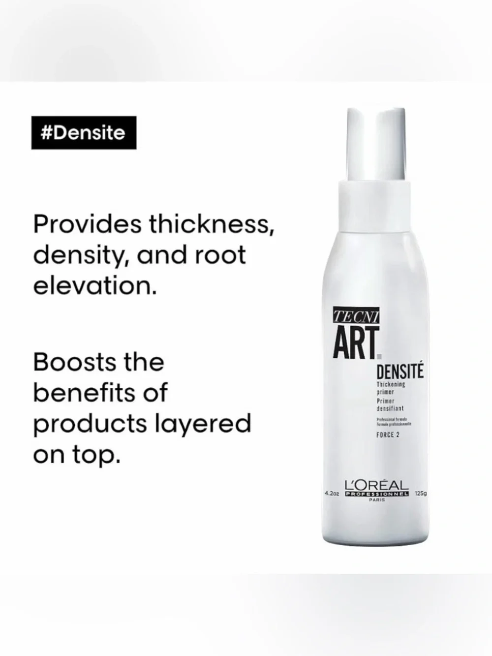 Loreal Professional Techni Art Thickening Primer Spray, Force 2, 4.2 oz